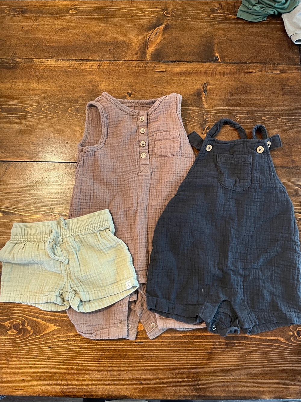 Linen/gauze baby sets
